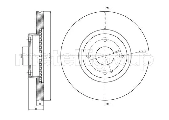 Brake Disc (23-0962)