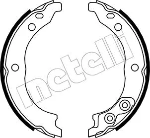 Brake Shoe Set, parking brake (53-0089K)