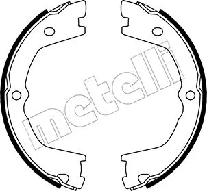Brake Shoe Set, parking brake (53-0086)