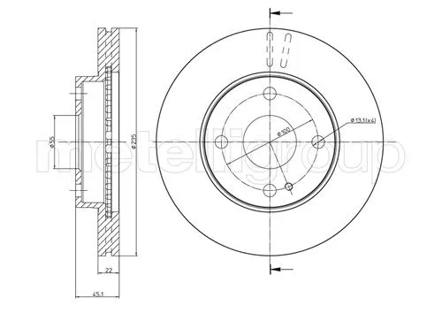 Brake Disc (23-0617)