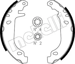 Brake Shoe Set (53-0022)