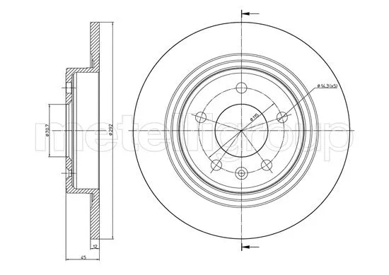 Brake Disc (23-1004C)