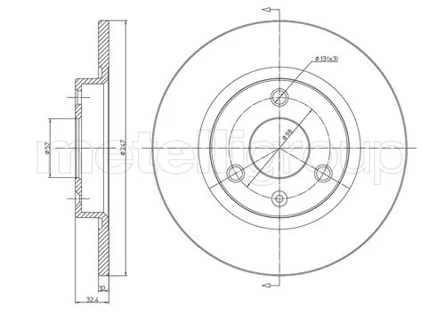 Brake Disc (23-0334)