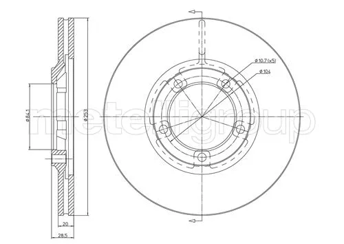 Brake Disc (23-0654)