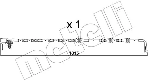 Warning Contact, brake pad wear (SU.357)
