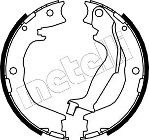 Brake Shoe Set, parking brake (53-0231)