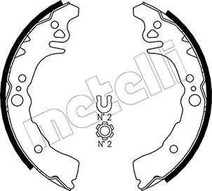 Brake Shoe Set (53-0435)