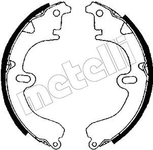 Brake Shoe Set (53-0417)