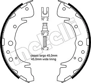 Brake Shoe Set (53-0172)
