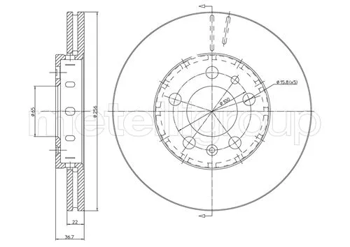 Brake Disc (23-0390C)