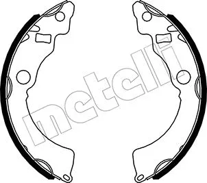 Brake Shoe Set (53-0521)