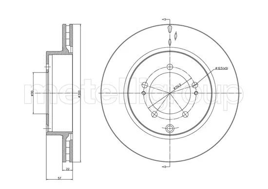 Brake Disc (23-1230C)