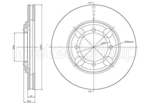 Brake Disc (23-0405)