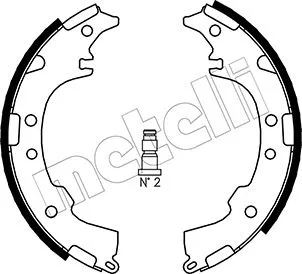 Brake Shoe Set (53-0434)