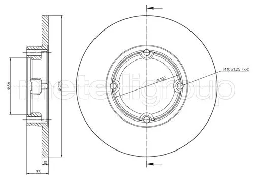 Brake Disc (23-0756)