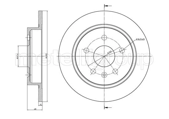 Brake Disc (23-1008C)