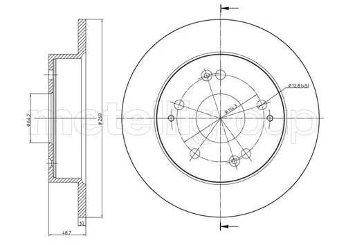 Brake Disc (23-0580C)