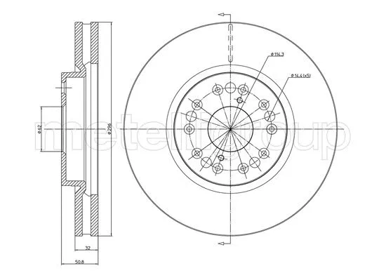 Brake Disc (23-1054C)