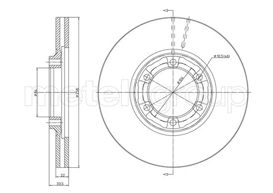 Brake Disc (23-1736)