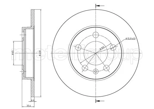 Brake Disc (23-0742C)