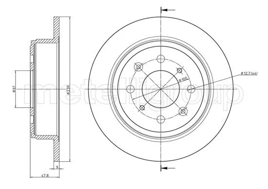 Brake Disc (23-1049C)