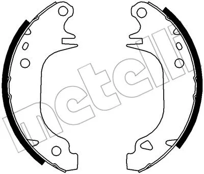 Brake Shoe Set (53-0343)