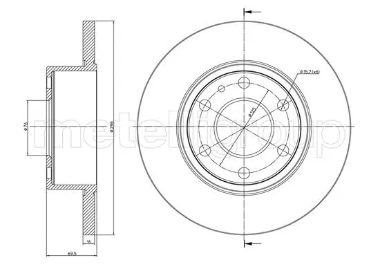 Brake Disc (23-1038C)