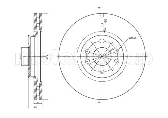 Brake Disc (23-1258C)