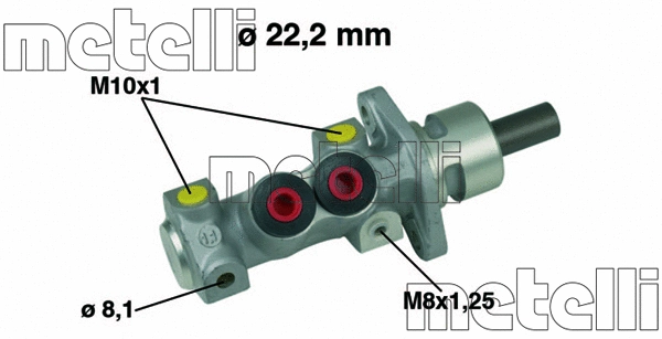 Brake Master Cylinder (05-0489)
