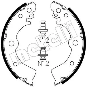 Brake Shoe Set (53-0281)