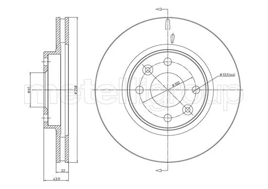 Brake Disc (23-1504C)