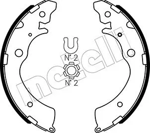 Brake Shoe Set (53-0154)