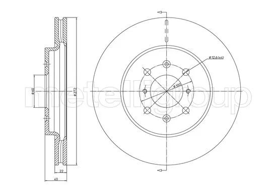 Brake Disc (23-1264C)
