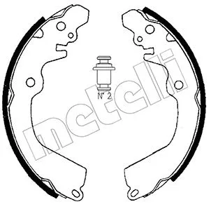 Brake Shoe Set (53-0257)