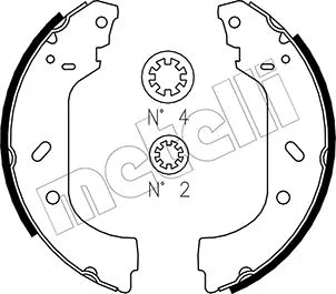 Brake Shoe Set (53-0074)