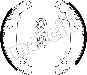 Brake Shoe Set (53-0345)