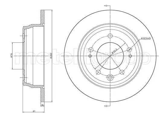 Brake Disc (23-0928C)