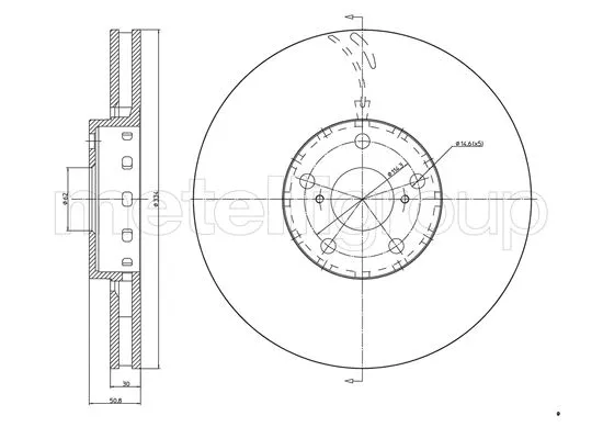 Brake Disc (23-1538C)