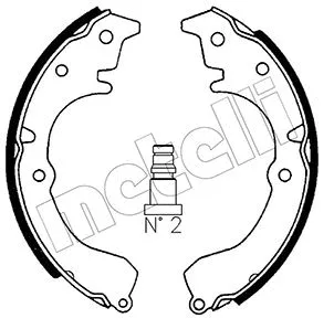 Brake Shoe Set (53-0424)