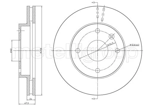 Brake Disc (23-0719)
