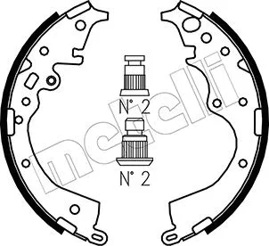 Brake Shoe Set (53-0452)