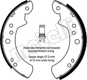 Brake Shoe Set (53-0116)
