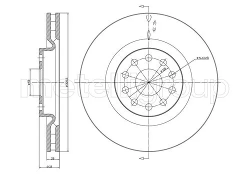 Brake Disc (23-0611C)