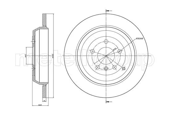 Brake Disc (23-1011C)