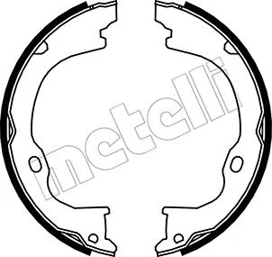 Brake Shoe Set, parking brake (53-0363)