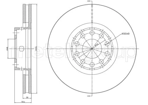 Brake Disc (23-0707C)