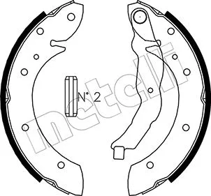 Brake Shoe Set (53-0015)