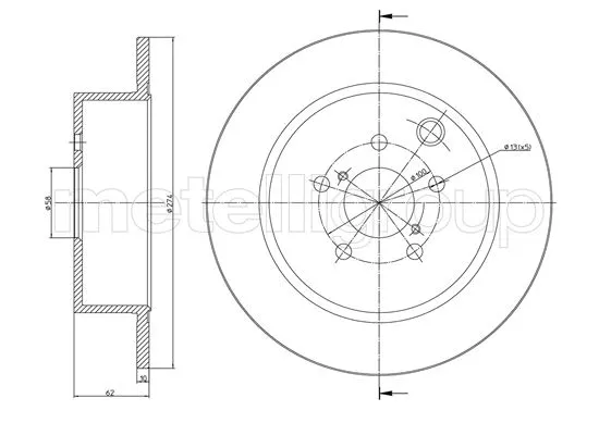 Brake Disc (23-1487C)