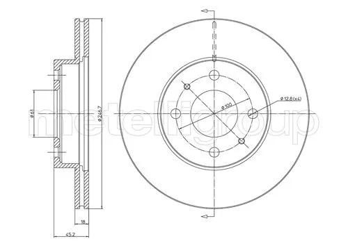 Brake Disc (23-0456)