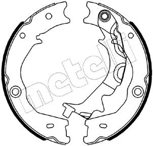 Brake Shoe Set, parking brake (53-0586)